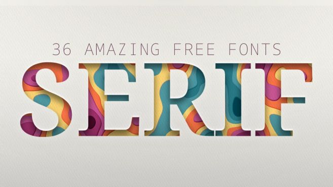 Free 36 Amazing Serif Fonts For Modern Websites